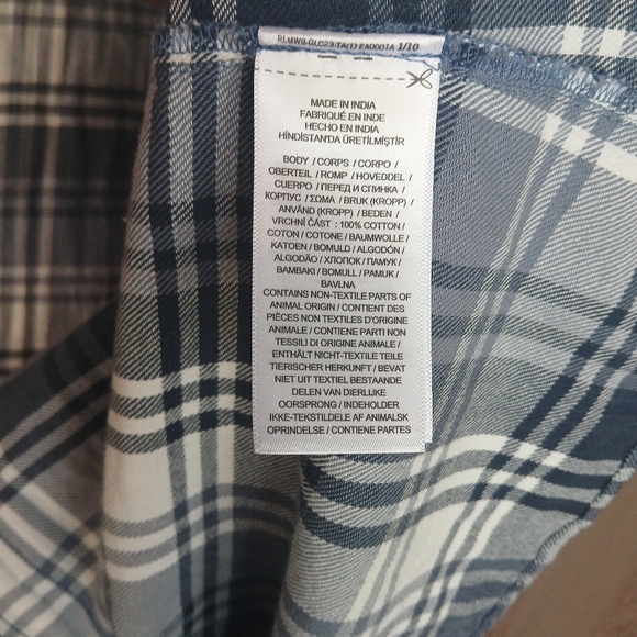 💎 Polo Denim & Supply Ralph Lauren Women's Plaid Shirtdress #0305 - Picture 8 of 9